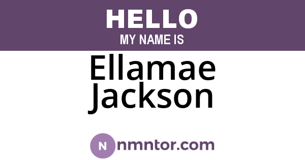 Ellamae Jackson