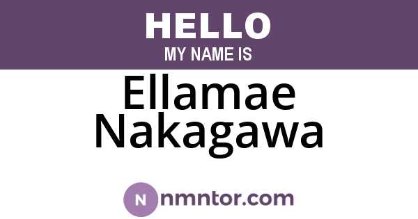 Ellamae Nakagawa