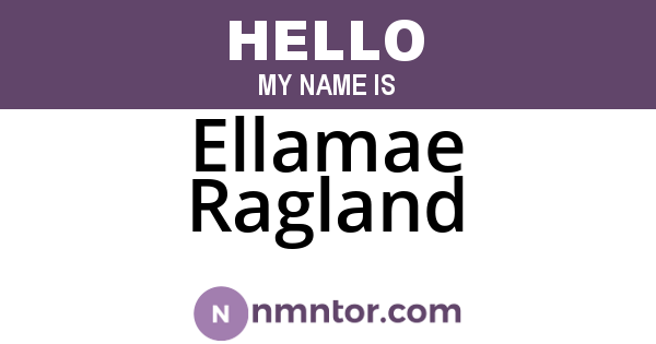 Ellamae Ragland