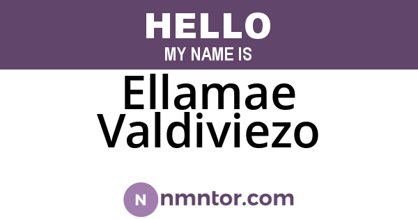 Ellamae Valdiviezo