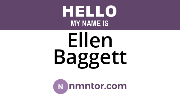 Ellen Baggett
