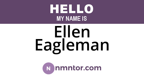 Ellen Eagleman