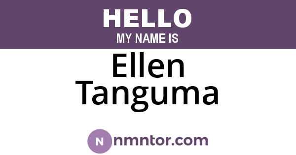 Ellen Tanguma
