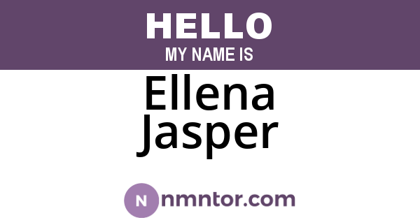 Ellena Jasper