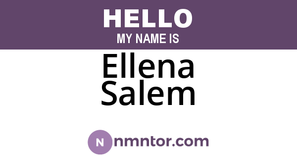 Ellena Salem