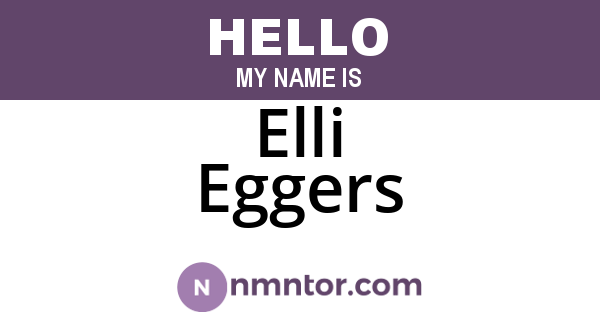 Elli Eggers