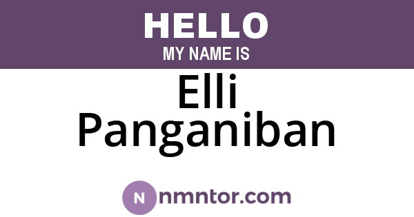 Elli Panganiban
