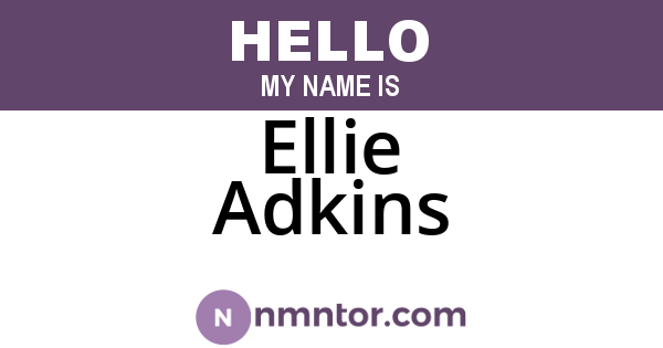 Ellie Adkins
