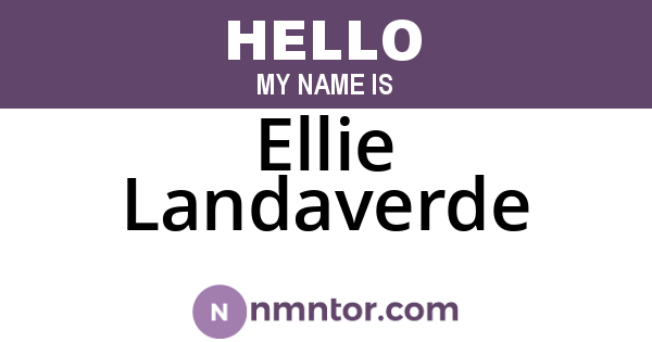 Ellie Landaverde