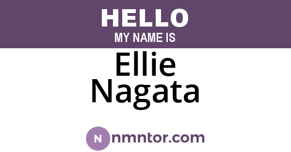 Ellie Nagata