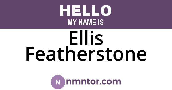 Ellis Featherstone