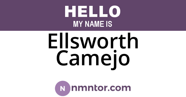 Ellsworth Camejo