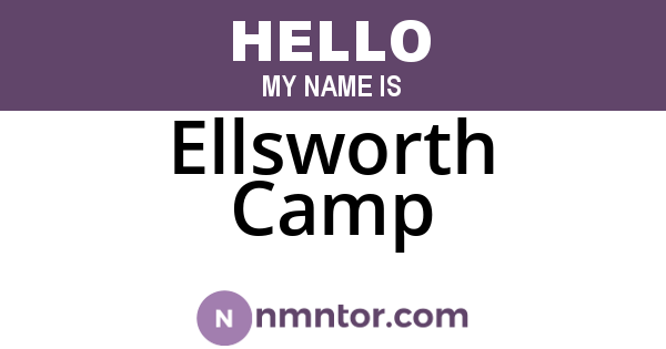 Ellsworth Camp