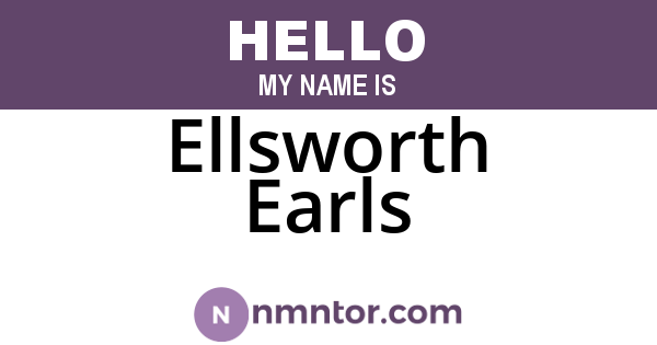 Ellsworth Earls