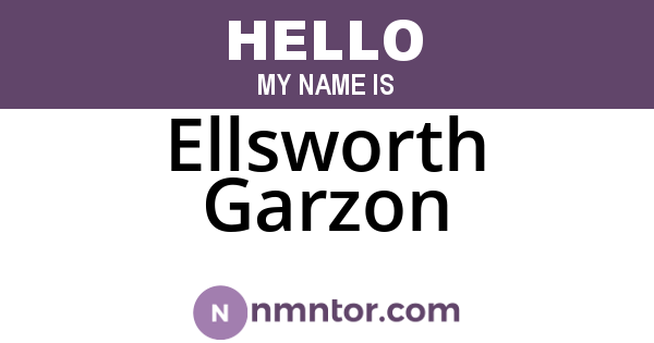 Ellsworth Garzon