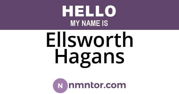 Ellsworth Hagans
