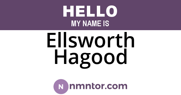 Ellsworth Hagood