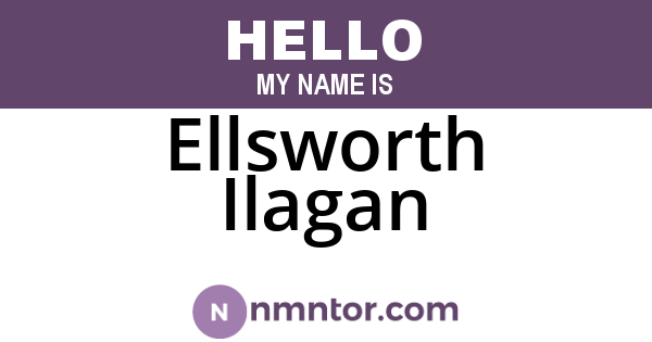 Ellsworth Ilagan