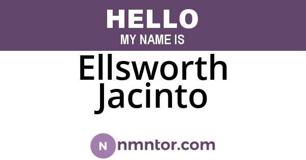 Ellsworth Jacinto