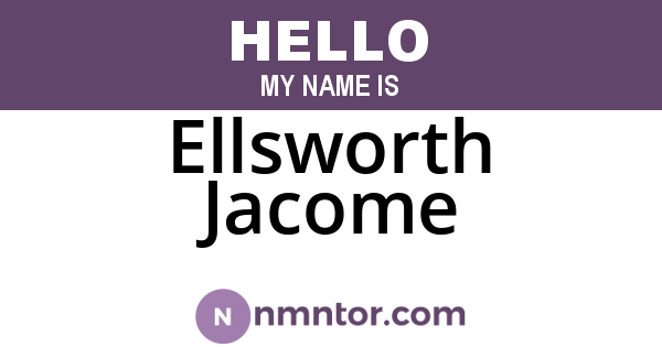 Ellsworth Jacome