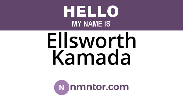 Ellsworth Kamada