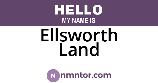 Ellsworth Land