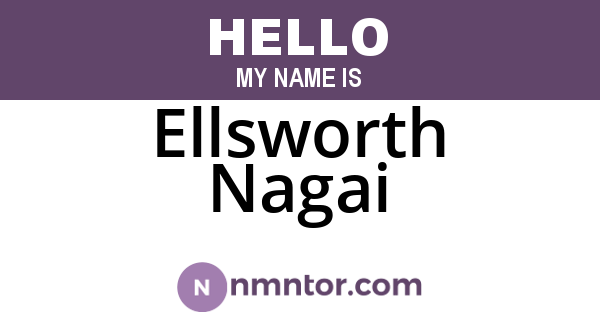 Ellsworth Nagai
