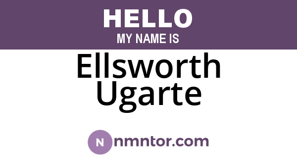 Ellsworth Ugarte