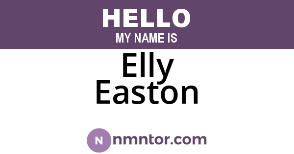 Elly Easton