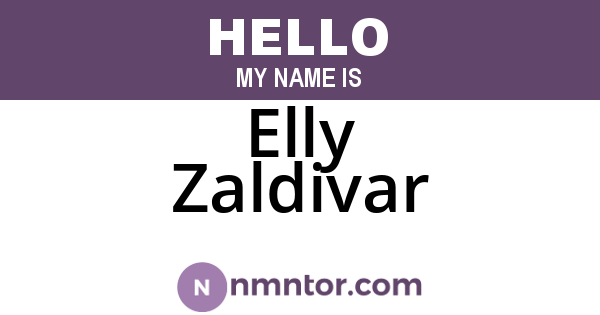 Elly Zaldivar