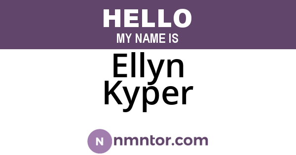 Ellyn Kyper