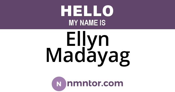 Ellyn Madayag