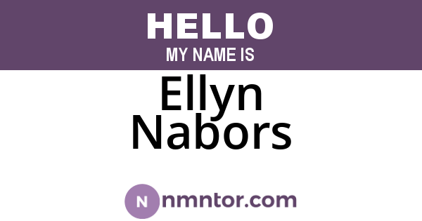 Ellyn Nabors