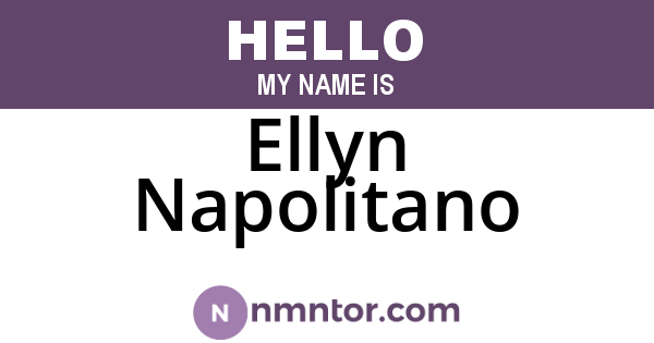 Ellyn Napolitano