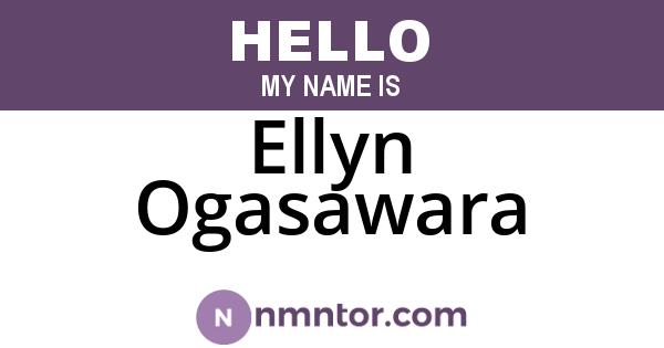 Ellyn Ogasawara