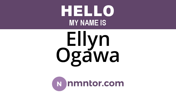 Ellyn Ogawa