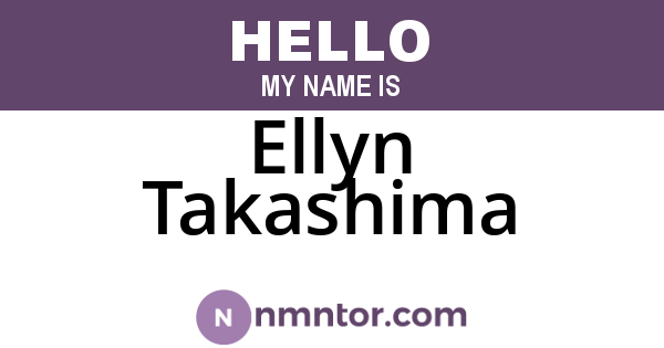 Ellyn Takashima