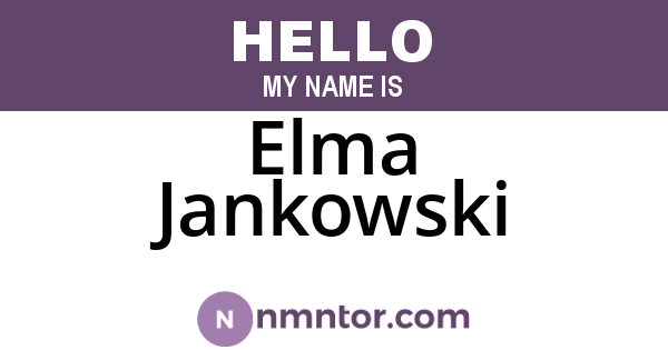 Elma Jankowski