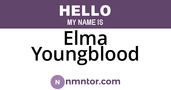 Elma Youngblood