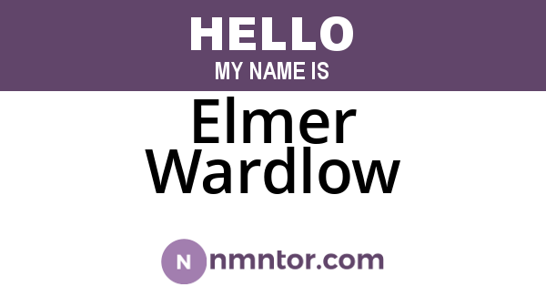 Elmer Wardlow