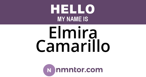 Elmira Camarillo