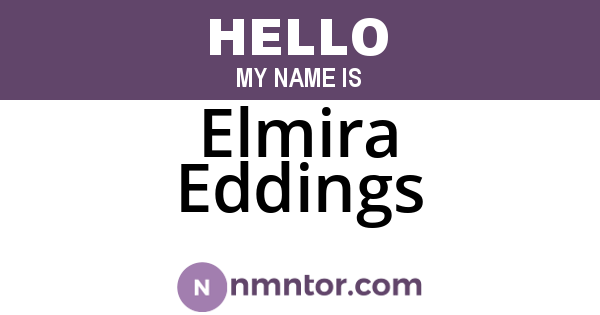 Elmira Eddings