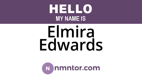 Elmira Edwards