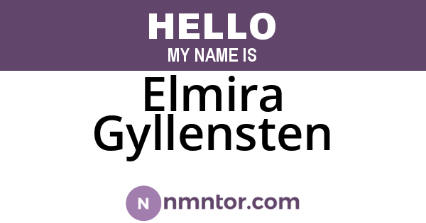Elmira Gyllensten