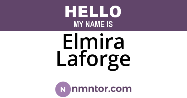 Elmira Laforge