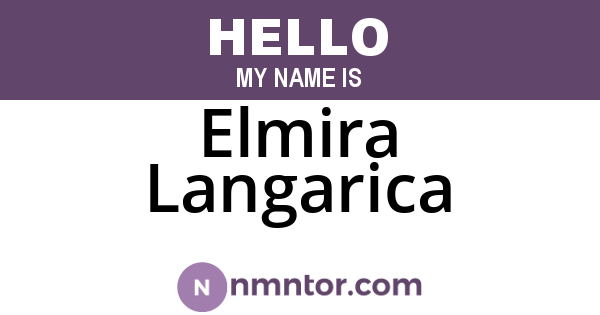 Elmira Langarica