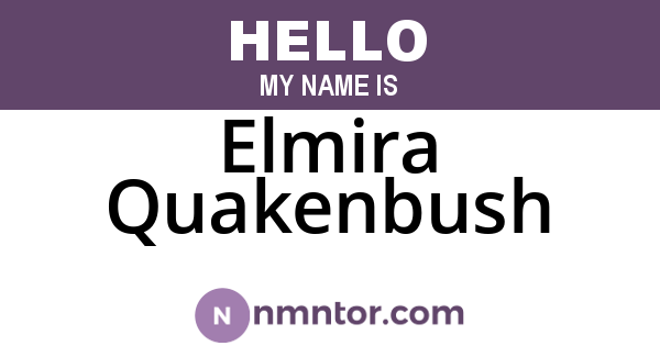 Elmira Quakenbush