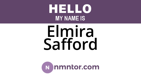 Elmira Safford