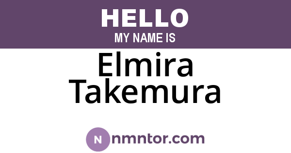 Elmira Takemura