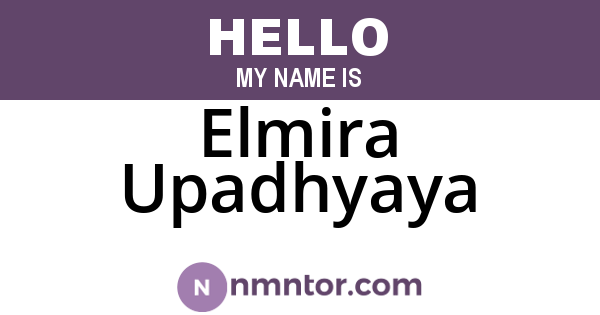Elmira Upadhyaya